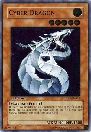 Cyber Dragon (UTR) (CRV-EN015) - Cybernetic Revolution Unlimited Cybernetic Revolution Yugioh Single Squirtle Squad Card Shop.