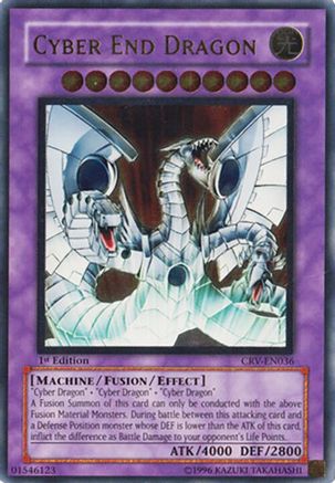 Cyber End Dragon (UTR) (CRV-EN036) - Cybernetic Revolution 1st Edition Cybernetic Revolution Yugioh Single Squirtle Squad Card Shop.