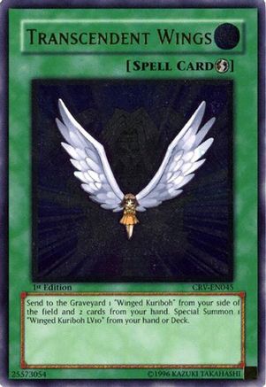 Transcendent Wings (UTR) (CRV-EN045) - Cybernetic Revolution 1st Edition Cybernetic Revolution Yugioh Single Squirtle Squad Card Shop.