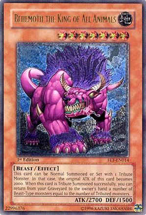 Behemoth the King of All Animals (UTR) (FET-EN014) - Flaming Eternity Unlimited Flaming Eternity Yugioh Single Squirtle Squad Card Shop.