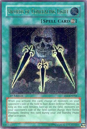 Swords of Concealing Light (UTR) (FET-EN042) - Flaming Eternity Unlimited Flaming Eternity Yugioh Single Squirtle Squad Card Shop.