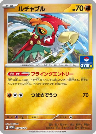Hawlucha - 034/SV-P (034/SV-P) - SVP Promotional Cards Holofoil SV-P Promotional Cards Pokemon Japanese Single Squirtle Squad Card Shop.