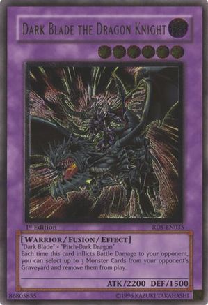 Dark Blade the Dragon Knight (UTR) (RDS-EN035) - Rise of Destiny 1st Edition Rise of Destiny Yugioh Single Squirtle Squad Card Shop.