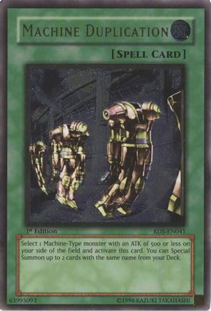 Machine Duplication (UTR) (RDS-EN041) - Rise of Destiny Unlimited Rise of Destiny Yugioh Single Squirtle Squad Card Shop.