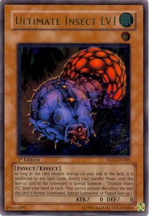 Ultimate Insect LV1 (UTR) (SOD-EN005) - Soul of the Duelist 1st Edition Soul of the Duelist Yugioh Single Squirtle Squad Card Shop.