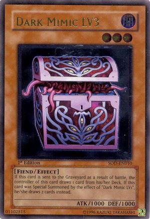 Dark Mimic LV3 (UTR) (SOD-EN010) - Soul of the Duelist Unlimited Soul of the Duelist Yugioh Single Squirtle Squad Card Shop.