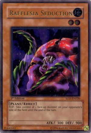 Rafflesia Seduction (UTR) (SOD-EN020) - Soul of the Duelist Unlimited Soul of the Duelist Yugioh Single Squirtle Squad Card Shop.