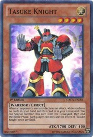 Tasuke Knight (GAOV-EN004) - Galactic Overlord 1st Edition Galactic Overlord Yugioh Single Squirtle Squad Card Shop.