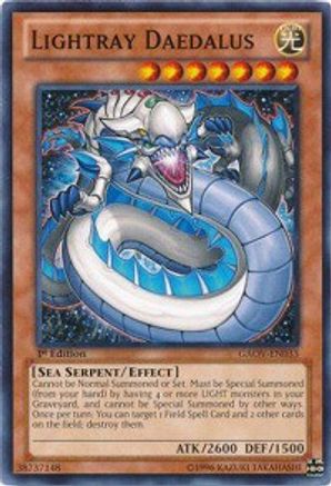 Lightray Daedalus (GAOV-EN033) - Galactic Overlord 1st Edition Galactic Overlord Yugioh Single Squirtle Squad Card Shop.