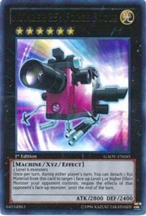 Number 25: Force Focus (GAOV-EN045) - Galactic Overlord Unlimited Galactic Overlord Yugioh Single Squirtle Squad Card Shop.