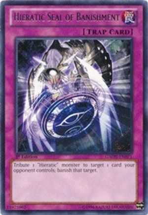 Hieratic Seal of Banishment (GAOV-EN071) - Galactic Overlord 1st Edition Galactic Overlord Yugioh Single Squirtle Squad Card Shop.