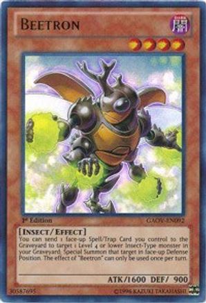 Beetron (GAOV-EN092) - Galactic Overlord Unlimited Galactic Overlord Yugioh Single Squirtle Squad Card Shop.