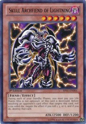Skull Archfiend of Lightning (BP01-EN006) - Battle Pack: Epic Dawn Unlimited Battle Pack: Epic Dawn Yugioh Single Squirtle Squad Card Shop.