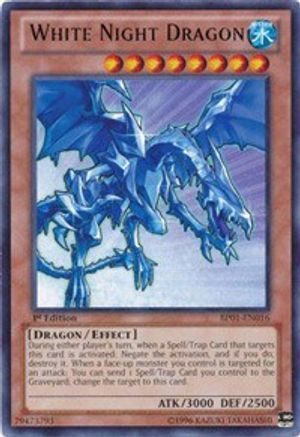 White Night Dragon (BP01-EN016) - Battle Pack: Epic Dawn 1st Edition Battle Pack: Epic Dawn Yugioh Single Squirtle Squad Card Shop.