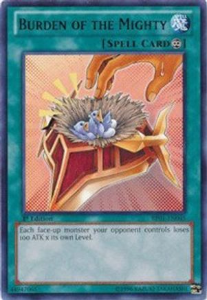 Burden of the Mighty (BP01-EN045) - Battle Pack: Epic Dawn 1st Edition Battle Pack: Epic Dawn Yugioh Single Squirtle Squad Card Shop.