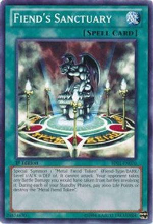 Fiend's Sanctuary (BP01-EN076) - Battle Pack: Epic Dawn Unlimited Battle Pack: Epic Dawn Yugioh Single Squirtle Squad Card Shop.
