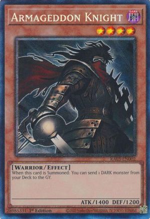 Armageddon Knight (PCR) (RA03-EN002) - Quarter Century Bonanza 1st Edition Quarter Century Bonanza Yugioh Single Squirtle Squad Card Shop.