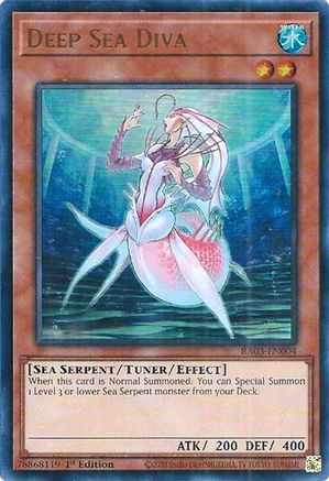 Deep Sea Diva (UR) (RA03-EN004) - Quarter Century Bonanza 1st Edition Quarter Century Bonanza Yugioh Single Squirtle Squad Card Shop.