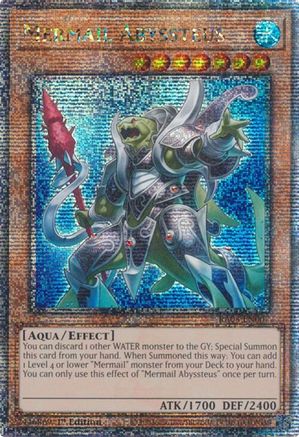 Mermail Abyssteus (Quarter Century Secret Rare) (RA03-EN007) - Quarter Century Bonanza 1st Edition Quarter Century Bonanza Yugioh Single Squirtle Squad Card Shop.