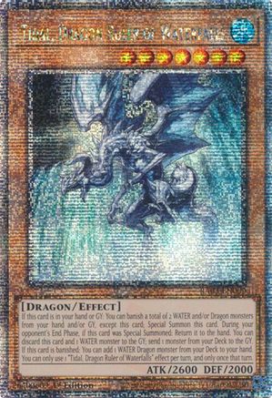 Tidal, Dragon Ruler of Waterfalls (Quarter Century Secret Rare) (RA03-EN009) - Quarter Century Bonanza 1st Edition Quarter Century Bonanza Yugioh Single Squirtle Squad Card Shop.