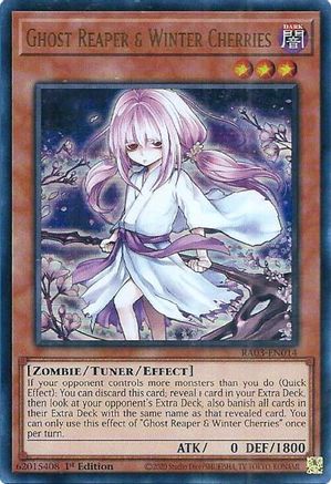 Ghost Reaper & Winter Cherries (Alternate Art) (UR) (RA03-EN014) - Quarter Century Bonanza 1st Edition Quarter Century Bonanza Yugioh Single Squirtle Squad Card Shop.