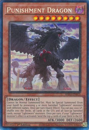 Punishment Dragon (PCR) (RA03-EN015) - Quarter Century Bonanza 1st Edition Quarter Century Bonanza Yugioh Single Squirtle Squad Card Shop.