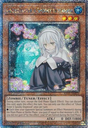 Ghost Sister & Spooky Dogwood (Quarter Century Secret Rare) (RA03-EN020) - Quarter Century Bonanza 1st Edition Quarter Century Bonanza Yugioh Single Squirtle Squad Card Shop.