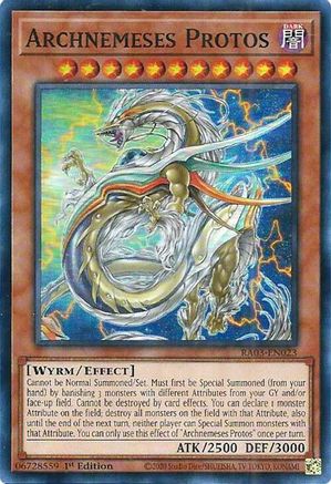 Archnemeses Protos (RA03-EN023) - Quarter Century Bonanza 1st Edition Quarter Century Bonanza Yugioh Single Squirtle Squad Card Shop.