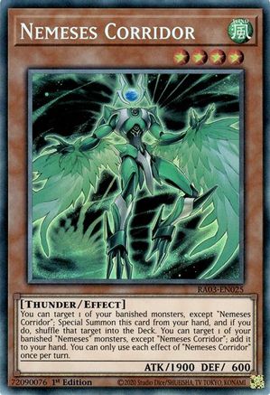 Nemeses Corridor (PCR) (RA03-EN025) - Quarter Century Bonanza 1st Edition Quarter Century Bonanza Yugioh Single Squirtle Squad Card Shop.