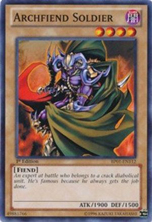 Archfiend Soldier (BP01-EN112) - Battle Pack: Epic Dawn 1st Edition Battle Pack: Epic Dawn Yugioh Single Squirtle Squad Card Shop.