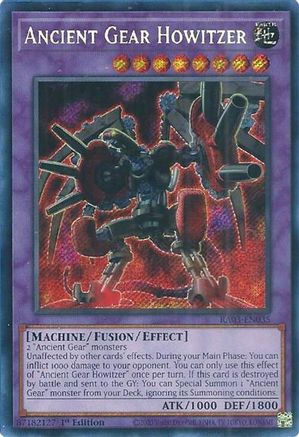 Ancient Gear Howitzer (Secret Rare) (RA03-EN035) - Quarter Century Bonanza 1st Edition Quarter Century Bonanza Yugioh Single Squirtle Squad Card Shop.