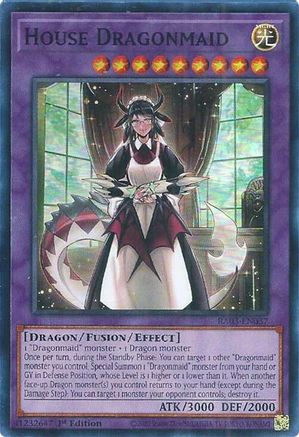 House Dragonmaid (RA03-EN037) - Quarter Century Bonanza 1st Edition Quarter Century Bonanza Yugioh Single Squirtle Squad Card Shop.