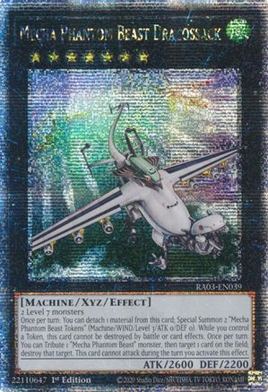 Mecha Phantom Beast Dracossack (Quarter Century Secret Rare) (RA03-EN039) - Quarter Century Bonanza 1st Edition Quarter Century Bonanza Yugioh Single Squirtle Squad Card Shop.