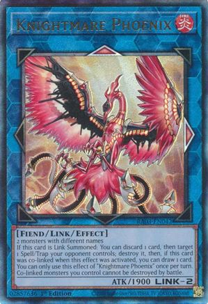 Knightmare Phoenix (PUR) (RA03-EN042) - Quarter Century Bonanza 1st Edition Quarter Century Bonanza Yugioh Single Squirtle Squad Card Shop.