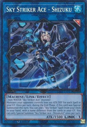 Sky Striker Ace - Shizuku (PCR) (RA03-EN043) - Quarter Century Bonanza 1st Edition Quarter Century Bonanza Yugioh Single Squirtle Squad Card Shop.