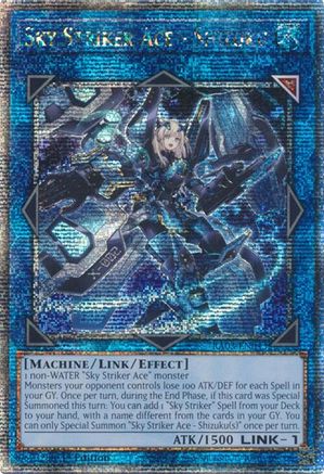 Sky Striker Ace - Shizuku (Quarter Century Secret Rare) (RA03-EN043) - Quarter Century Bonanza 1st Edition Quarter Century Bonanza Yugioh Single Squirtle Squad Card Shop.