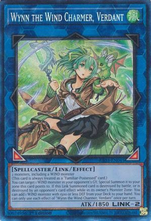 Wynn the Wind Charmer, Verdant (PCR) (RA03-EN045) - Quarter Century Bonanza 1st Edition Quarter Century Bonanza Yugioh Single Squirtle Squad Card Shop.
