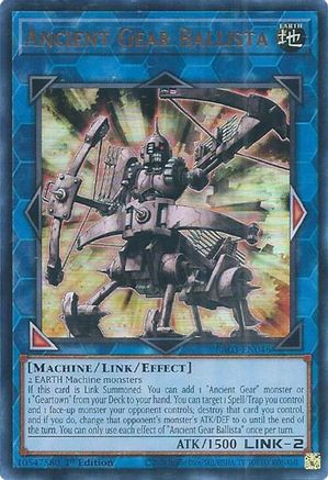 Ancient Gear Ballista (UR) (RA03-EN046) - Quarter Century Bonanza 1st Edition Quarter Century Bonanza Yugioh Single Squirtle Squad Card Shop.