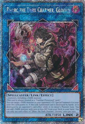 Dharc the Dark Charmer, Gloomy (Platinum Secret Rare) (RA03-EN048) - Quarter Century Bonanza 1st Edition Quarter Century Bonanza Yugioh Single Squirtle Squad Card Shop.