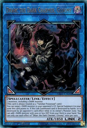 Dharc the Dark Charmer, Gloomy (PUR) (RA03-EN048) - Quarter Century Bonanza 1st Edition Quarter Century Bonanza Yugioh Single Squirtle Squad Card Shop.