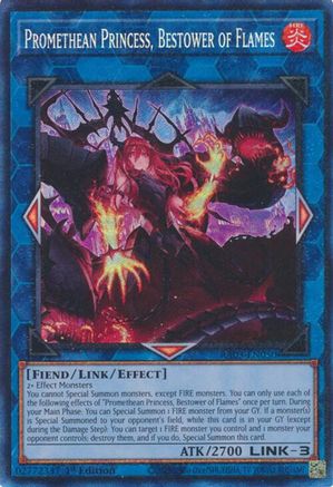 Promethean Princess, Bestower of Flames (PCR) (RA03-EN050) - Quarter Century Bonanza 1st Edition Quarter Century Bonanza Yugioh Single Squirtle Squad Card Shop.