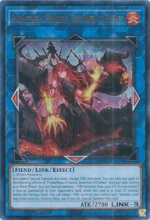 Promethean Princess, Bestower of Flames (UR) (RA03-EN050) - Quarter Century Bonanza 1st Edition Quarter Century Bonanza Yugioh Single Squirtle Squad Card Shop.