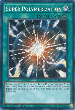 Super Polymerization (Secret Rare) (RA03-EN053) - Quarter Century Bonanza 1st Edition Quarter Century Bonanza Yugioh Single Squirtle Squad Card Shop.