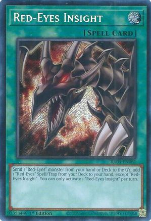 Red-Eyes Insight (Secret Rare) (RA03-EN061) - Quarter Century Bonanza 1st Edition Quarter Century Bonanza Yugioh Single Squirtle Squad Card Shop.
