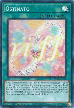 Ostinato (RA03-EN064) - Quarter Century Bonanza 1st Edition Quarter Century Bonanza Yugioh Single Squirtle Squad Card Shop.