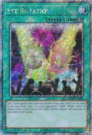 Set Rotation (Platinum Secret Rare) (RA03-EN065) - Quarter Century Bonanza 1st Edition Quarter Century Bonanza Yugioh Single Squirtle Squad Card Shop.