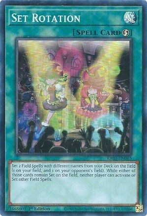 Set Rotation (RA03-EN065) - Quarter Century Bonanza 1st Edition Quarter Century Bonanza Yugioh Single Squirtle Squad Card Shop.