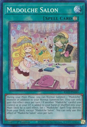 Madolche Salon (PCR) (RA03-EN069) - Quarter Century Bonanza 1st Edition Quarter Century Bonanza Yugioh Single Squirtle Squad Card Shop.