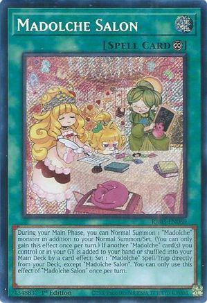 Madolche Salon (Secret Rare) (RA03-EN069) - Quarter Century Bonanza 1st Edition Quarter Century Bonanza Yugioh Single Squirtle Squad Card Shop.
