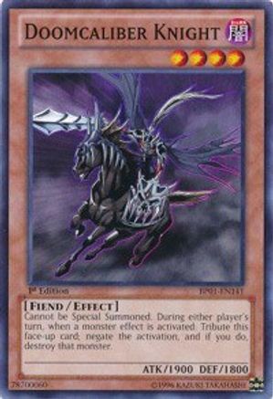 Doomcaliber Knight (BP01-EN141) - Battle Pack: Epic Dawn 1st Edition Battle Pack: Epic Dawn Yugioh Single Squirtle Squad Card Shop.